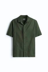 Cotton Resort Collar Shirt - Ranger